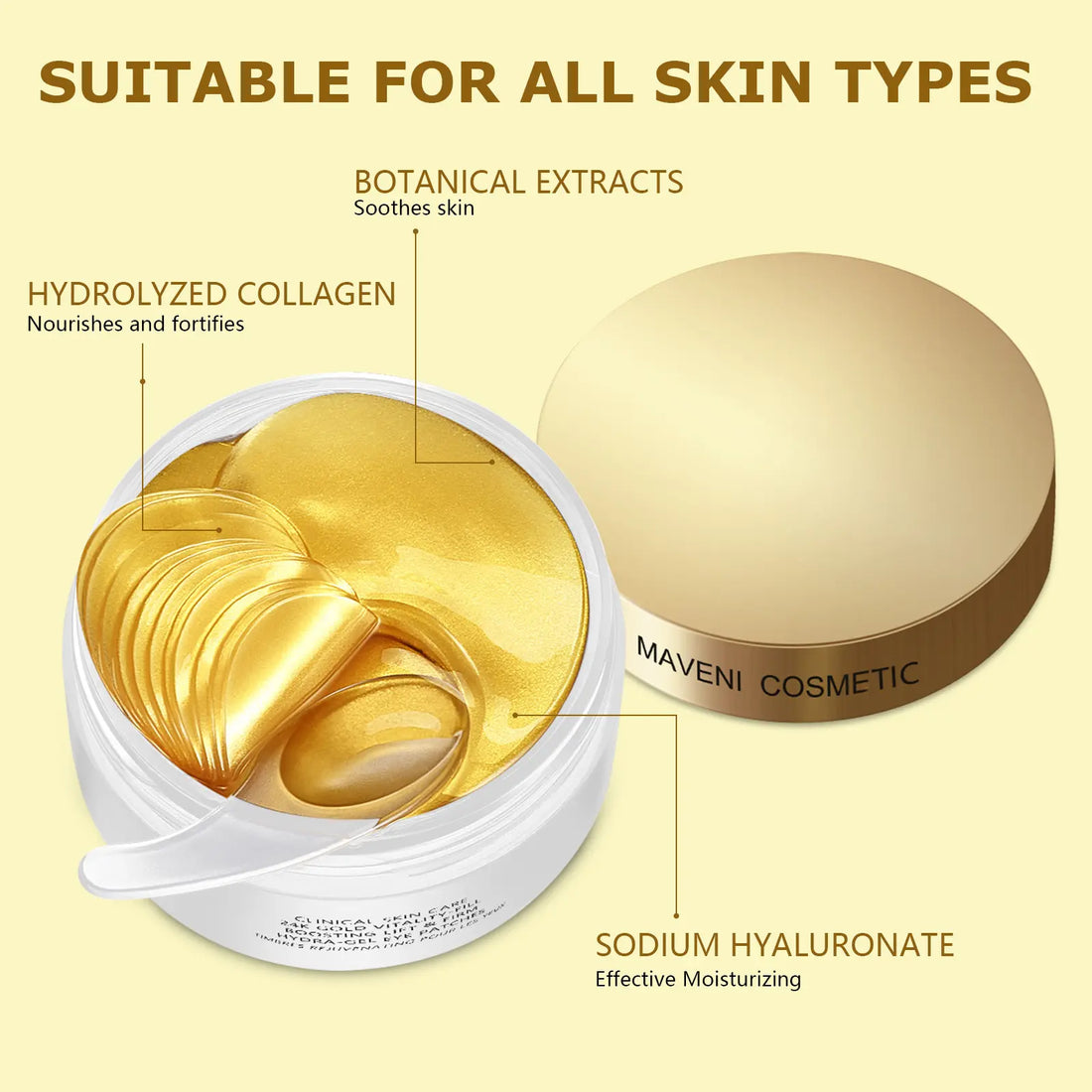 24k Gold Vitality-Fill Hydra-Gel Eye Patches