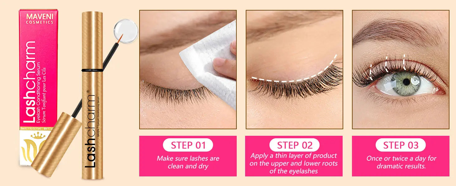 Lash Enhancing Serum - Eyelash Growth, Fuller & Longer Lashes